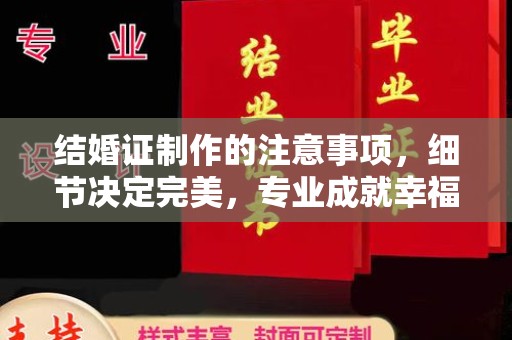 南木林结婚证制作的注意事项，细节决定完美，专业成就幸福
