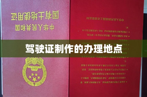 南木林驾驶证制作的办理地点