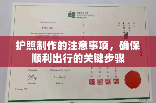 南木林护照制作的注意事项，确保顺利出行的关键步骤